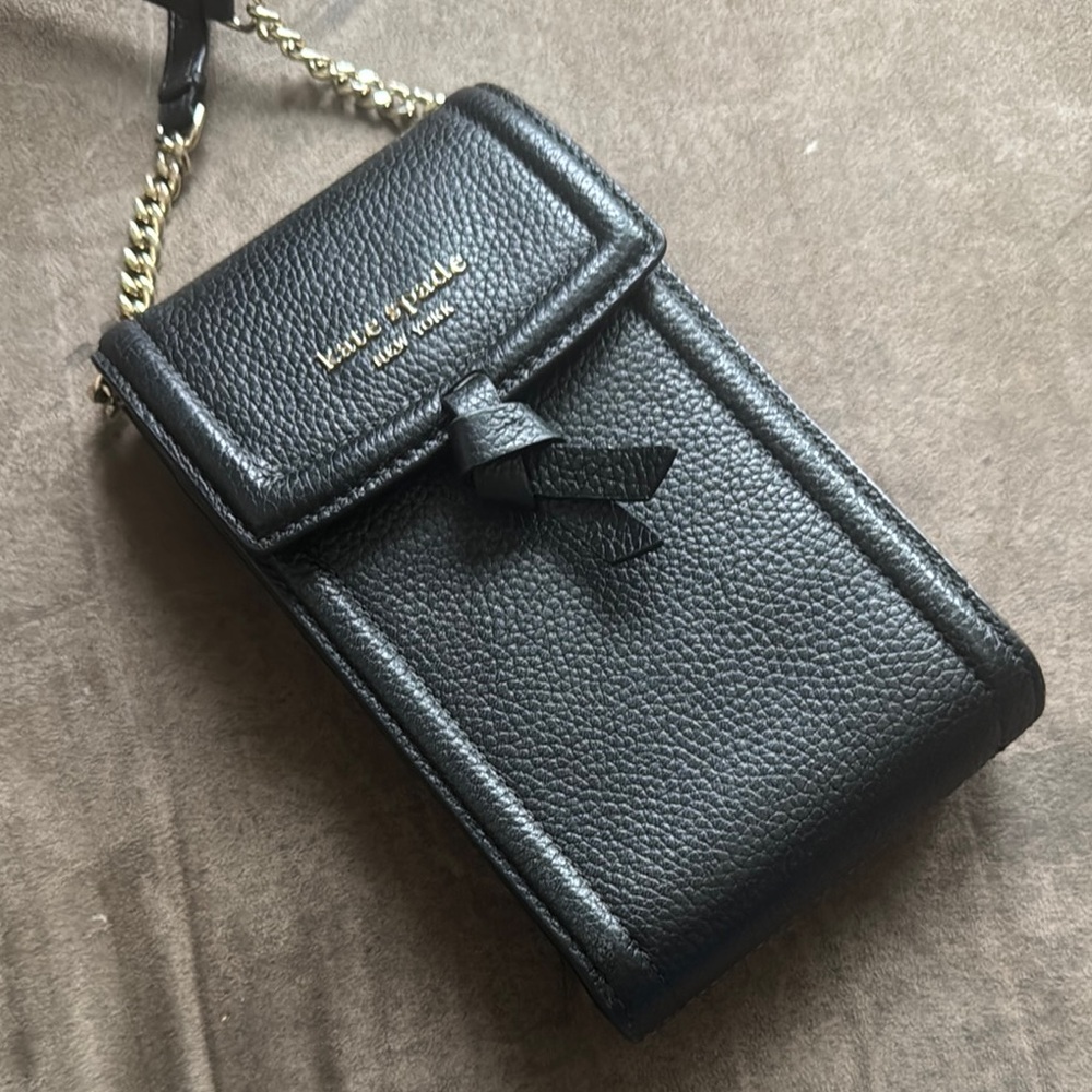 Kate Spade Black Leather Crossbody Bag